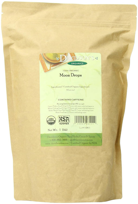 Davidson's Organics, Moringa Strawberry Rose, Loose Leaf Tea, 16-Ounce Bag