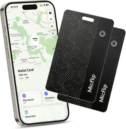 2026 MFi Certified Wallet Tracker Card, Works with Apple Find My