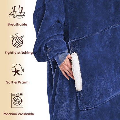 yescool Wearable Blanket Hoodie as Christmas Birthday Gifts for Women Mom - Colors B