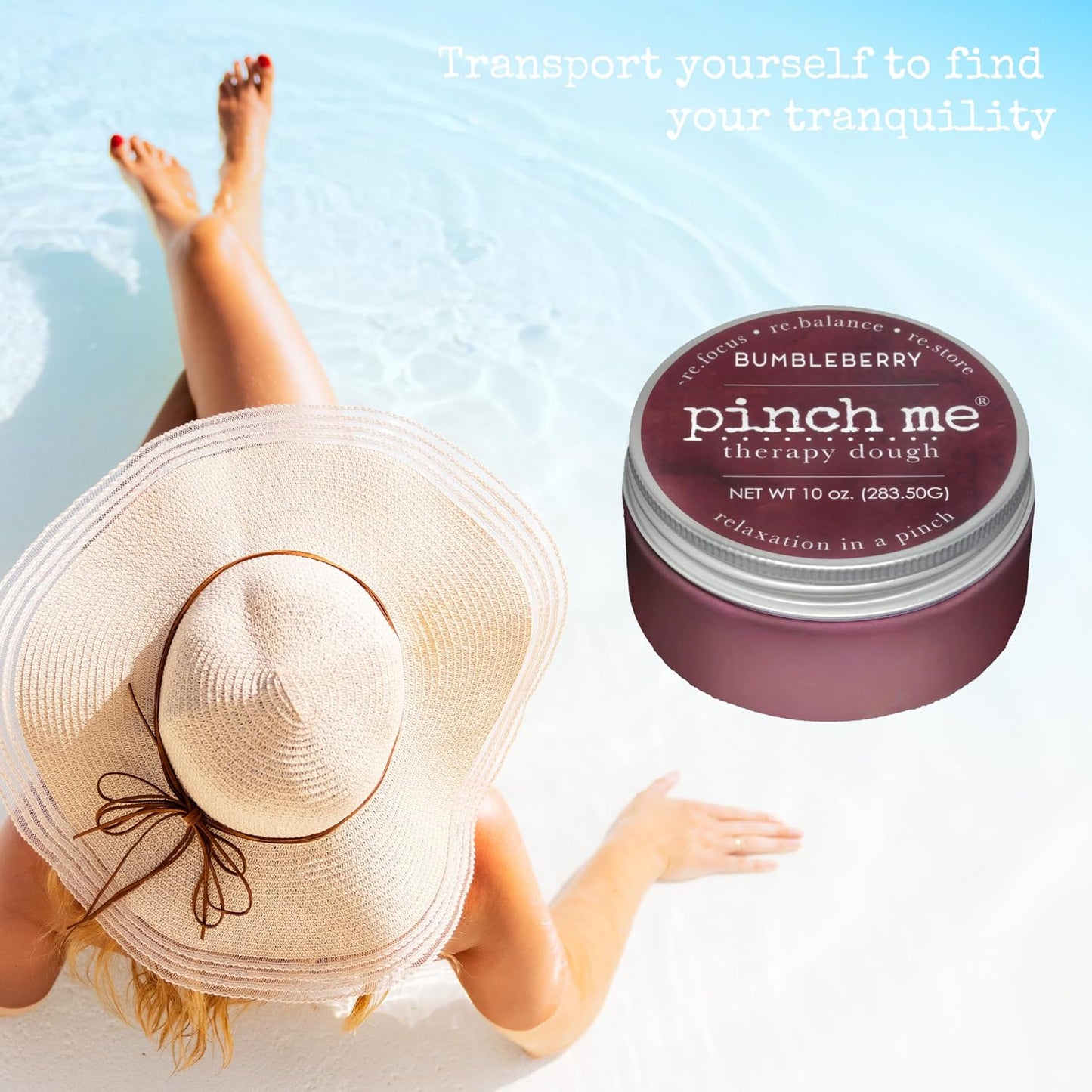 Pinch Me Therapy Dough - Holistic Aromatherapy Stress Relieving Putty - 10 Ounce Spa Scent