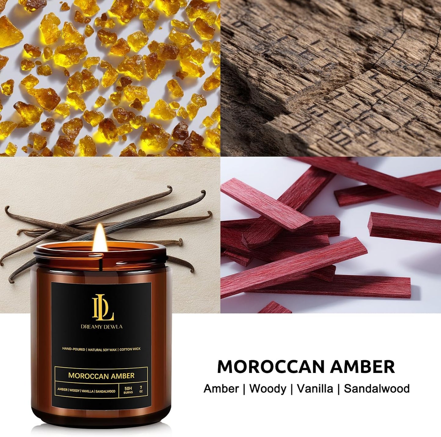 Scented Candles Set, 4 Pack Soy Candles for Home Scented, Candle Gifts for Women Men, 28oz 200 Hours Burn, Scents of Pineapple Cocktail/Coconut Vanilla/Pink Sands/Bahamian Breeze