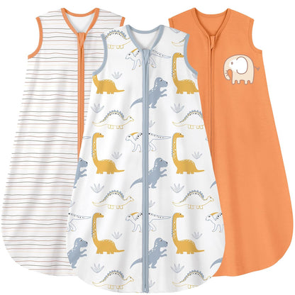 Yoofoss Baby Sleep Sack Baby Wearable Blanket 100% Cotton 2-Way Zipper Toddler Sleeping Sack