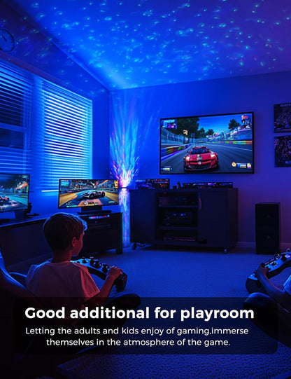 L LOHAS LED Night Light,Projector Night Light with Dusk to Dawn Sensor