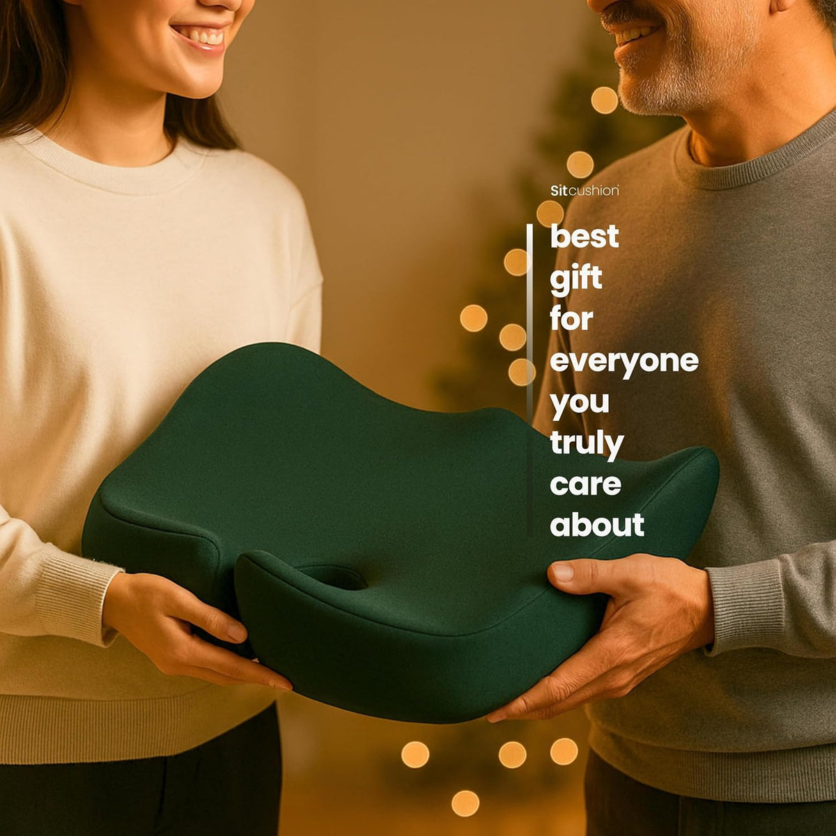 Pressure Relief Seat Cushion for Tailbone Pain, Sciatica & Coccyx Pillow