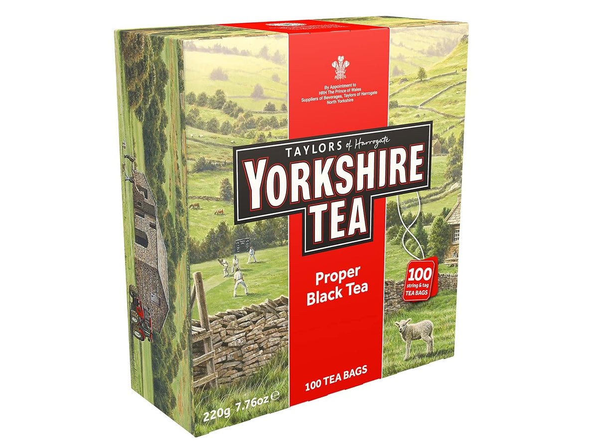 Yorkshire Tea, Red, Black Tea Bags, 100ct (Pack of 1)