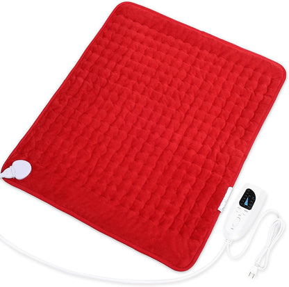 Deepsoon Heating Pad,Electric Heating Pads for Back,Neck,Moist Heating Pad for Abdomen Shoulder Knee Legs,Dry/Moist Heat&Auto Shut Off,Fathers Day Dad Gifts for Men Birthday,Light Gray,24x12 Inch