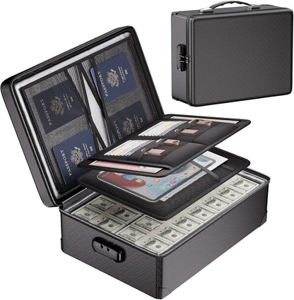 DocSafe 5200°F Fireproof Document Organizer Box with Lock, Heat Insulated
