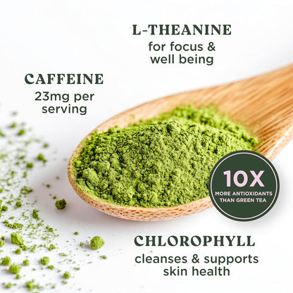 Harmony Premium Japanese Lavender Matcha Tea, 10 Sticks
