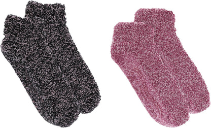 Dr. Scholl's Womens Low Cut Soothing Spa - Lavender & Vitamin E Infused 2 3 Pair Packs Bottom Grippers Sock, Blue, Pink/Blue, 4-10 US