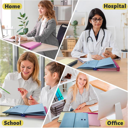 Document Organizer,File Organizer for Paper,Important Documents for Office and School,in Case I Go Missing Binder(Pink,2In Thick)