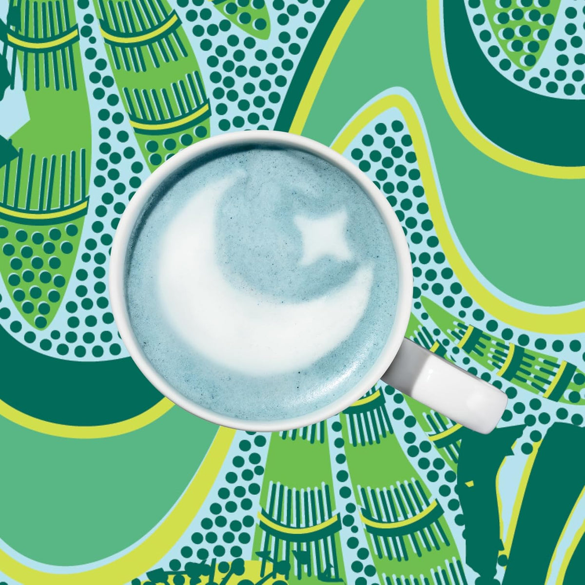 Kuli Kuli Organic Moringa Powder Matcha Green Tea Latte - Lion's Mane
