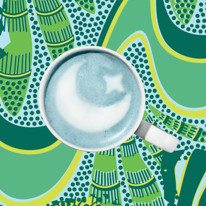 Kuli Kuli Organic Moringa Powder Matcha Green Tea Latte - Lion's Mane