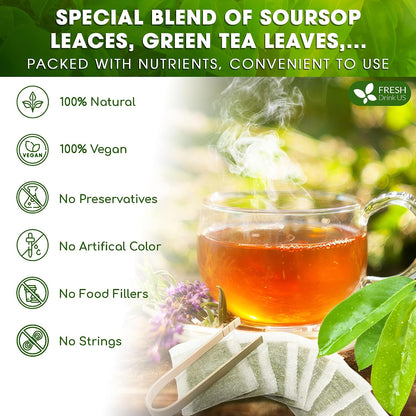 FreshDrinkUS, Premium 60 Chamomile Lavender Tea Bags, Calming Herbal Blend Strong Support for Relaxation & Better Sleep | Naturally Caffeine-Free Bedtime Tea with Soothing Floral Aroma, 100% Natural, Hand-made No Sugar/ Caffeine/ Gluten, Vegan - Colors C