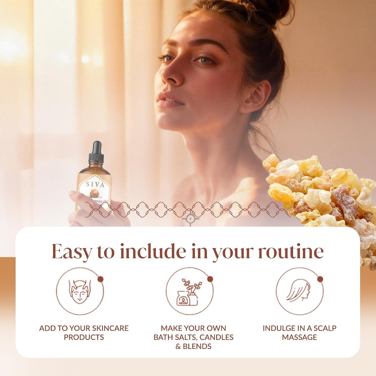 Siva Lavender Essential Oil 16 Fl Oz – for Diffuser, Skin & Hair Care – Ideal for Massage & DIY Blends