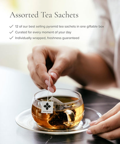 Art of Tea Assorted Tea Sampler 12 Count