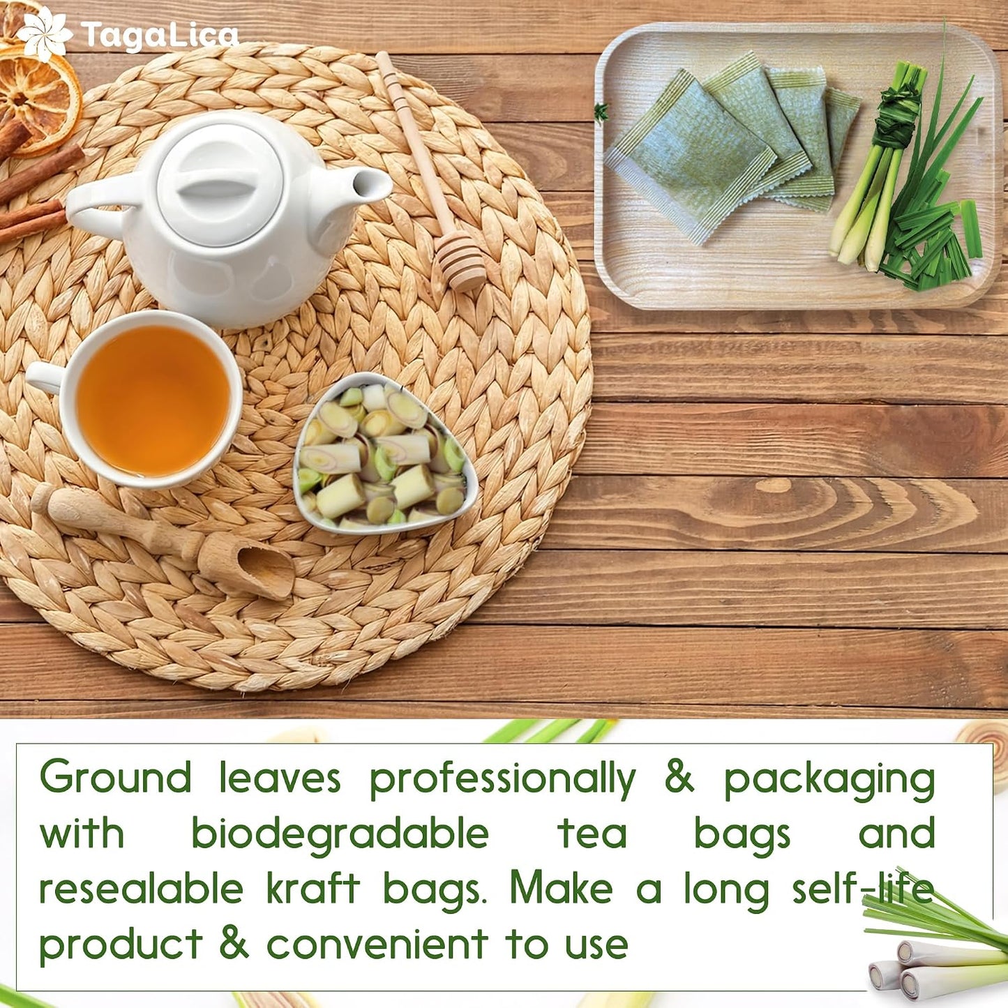 Tagalica, Premium 135 Dandelion Root Tea Bags, 100% Natural & Pure from Dandelion Root, Eco-Conscious Tea Bags, Herbal Tea. No Sugar, No Caffeine, No Gluten, Vegan