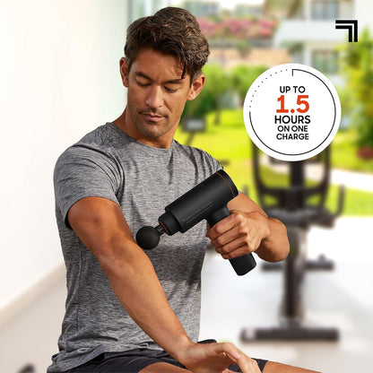 Sharper Image Powerboost Versa Heat & Cold Therapy Percussion Massage Gun