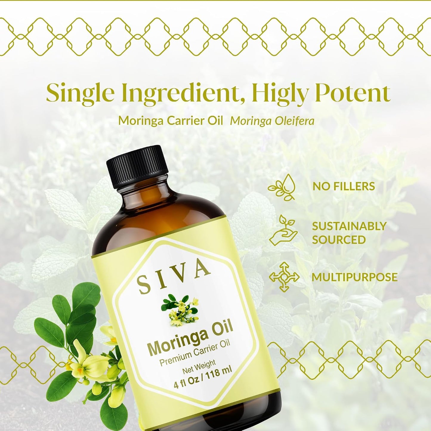 Siva Lavender Essential Oil, Huge Bottle, Large Size, 16 Fl Oz (473 ml)