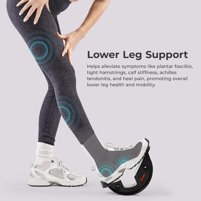 Sunny Health & Fitness Calf Stretcher and Foot Rocker for Plantar Tight Calves Relief Hamstring Ankle Strengthener Facetious Sling Stretch Fighter Stretching Device Mobility