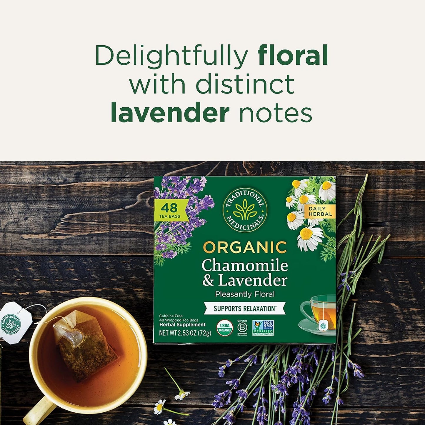 Traditional Medicinals Organic Nighty Night Extra, 48 Tea Bags