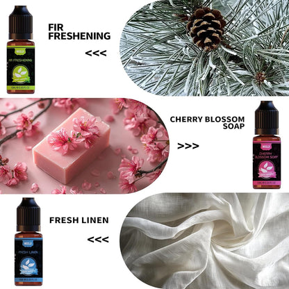 Essential Oils Set Top 6 Aromatherapy-Essential Oils for Diffuser for Home,Air Freshening Diffuser Oils Scents for Aromatherapy,Laundry,Candle&Soap Making,Humidifiers 6 X 10ML