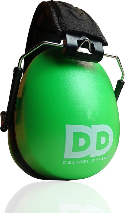 DECIBEL DEFENSE Professional Safety Ear Muffs 37dB NRR - The HIGHEST Rated & MOST COMFORTABLE Ear Protection for Shooting & Industrial Use - THE BEST HEARING PROTECTION...GUARANTEED (BLACK)