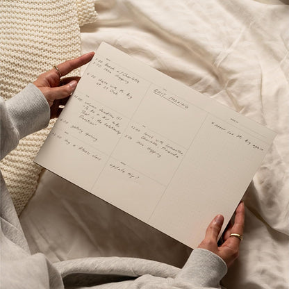 Daily To-Do List Notepad – Desk Pad for Work and Study, Minimal, 8.25x5.85 Inches