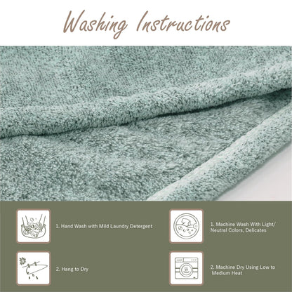 myHomeBody Hair Towel Wrap, Luxury Quick Drying Turban, Ultra Soft Absorbent Charcoal Fiber Cap, with Coconut Shell Button – Gray