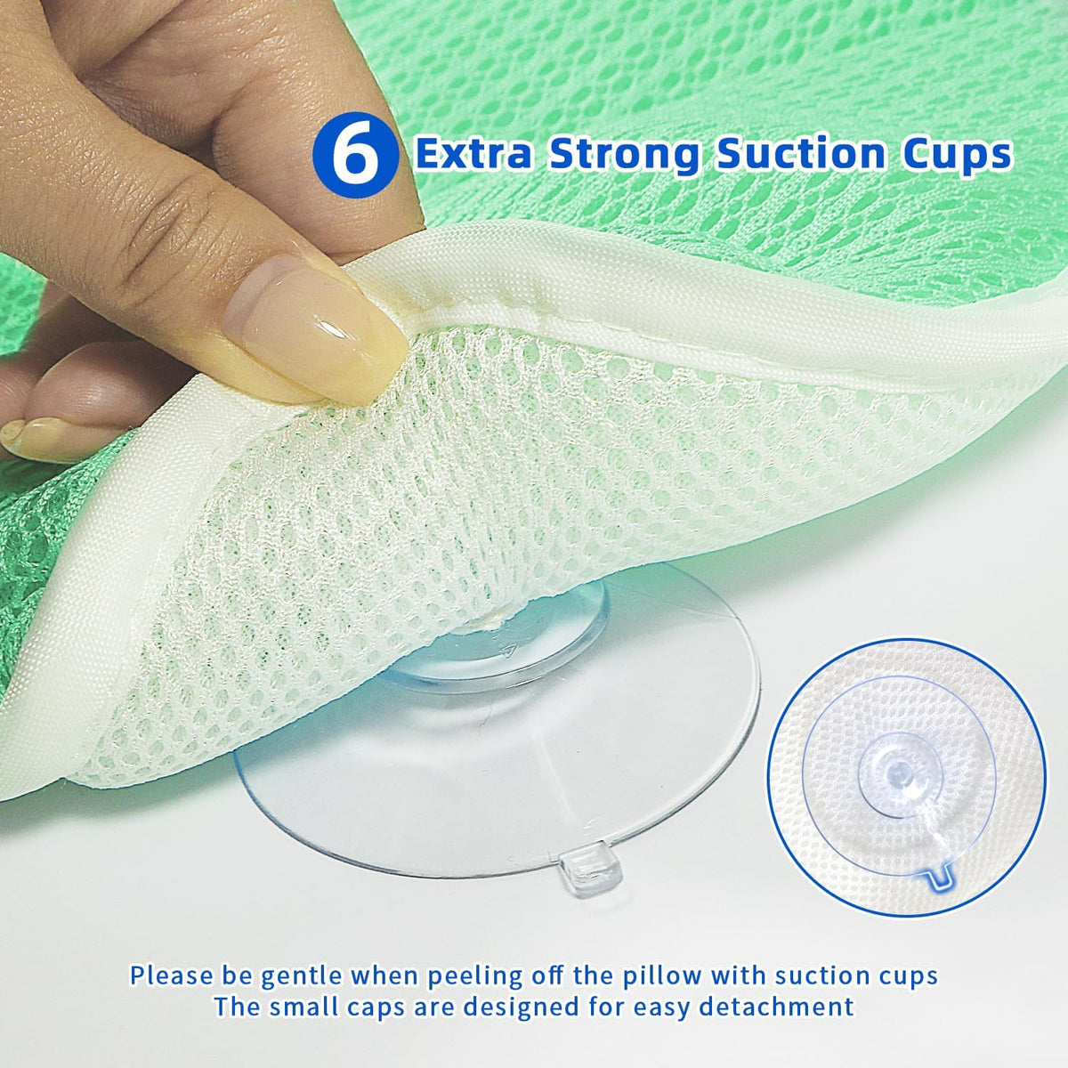 Bath Pillow, Bath Pillows for Tub Neck and Back Support
