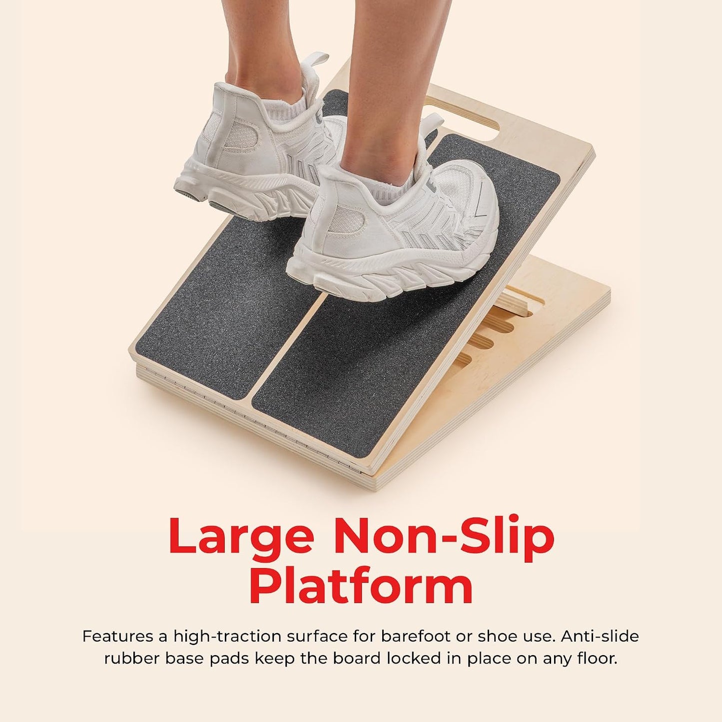Sunny Health & Fitness Calf Stretcher and Foot Rocker for Plantar Tight Calves Relief Hamstring Ankle Strengthener Facetious Sling Stretch Fighter Stretching Device Mobility