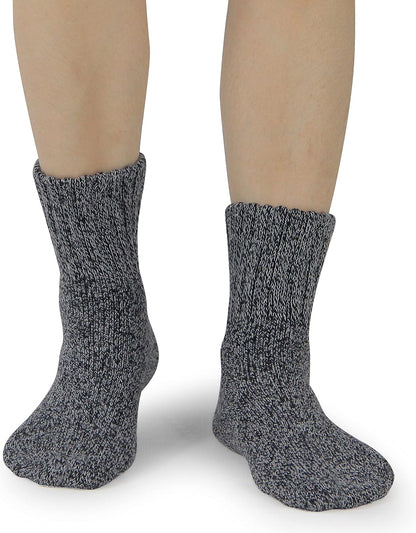 BenSorts Women's Winter Boots Socks Thick Warm Cozy Crew Socks Solid Color Gifts