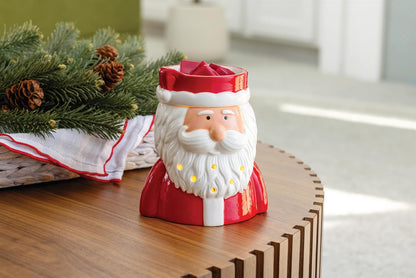 Candle Warmers ETC. Illumination Fragrance Warmer- Light-Up Warmer for Warming Scented Candle Wax Melts and Tarts or to Freshen Room, White Harmony