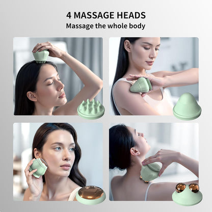PROIRON Mountable Massage Ball with Suction Cup Pinpoint Deep Tissue Muscle Knot & Sore Relief, Vibration & Heating Trigger Point Massage Tool for Back Neck, Self-Massage Tool