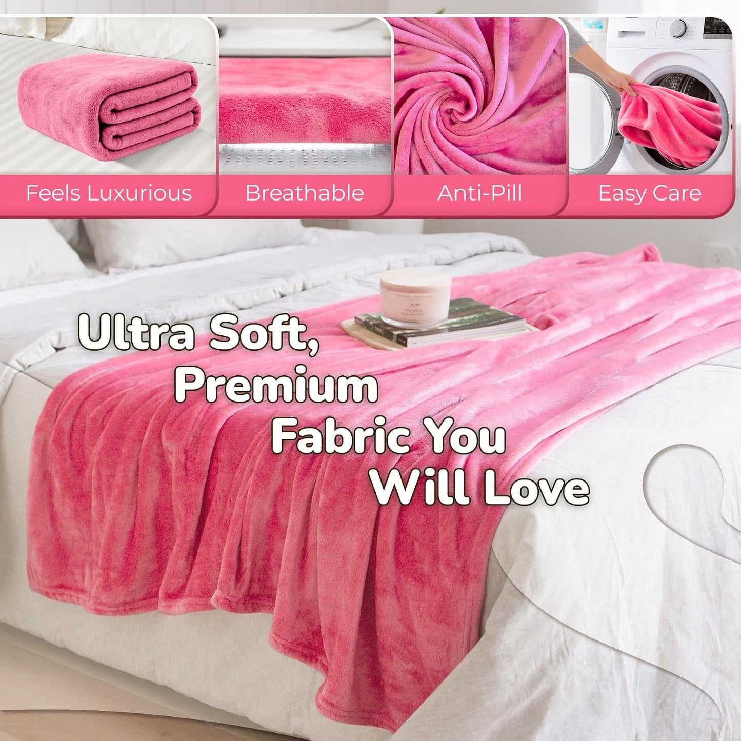 Super Blanky Wearable Blankets for Women & Men, Graduation Day Gift for Her, Cozy Gifts for Women, Wife Birthday Gifts Ideas
