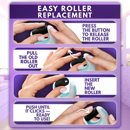 Battery Operated Foot Callus Remover for Dead Skin, Exfoliating Tool