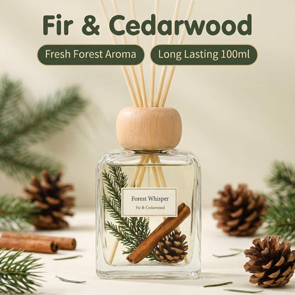 Luxury Hotel Scent Reed Diffuser 100ml (3.38oz) | No.1898 Hotel Collection Diffuser Oil Inspired by Ritz Carlton | Home, Bathroom & Office Decor | Long-Lasting Room Freshener Gift Set