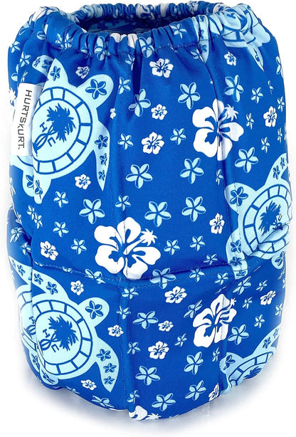 HurtSkurt® Premium Ice Therapy Sleeve – Turtle Bay Medium – Stretch-Fit Wearable Cold Compression Wrap for Knee, Leg, Elbow & Ankle Recovery, Durable, Machine Washable, Stays Cold Longer