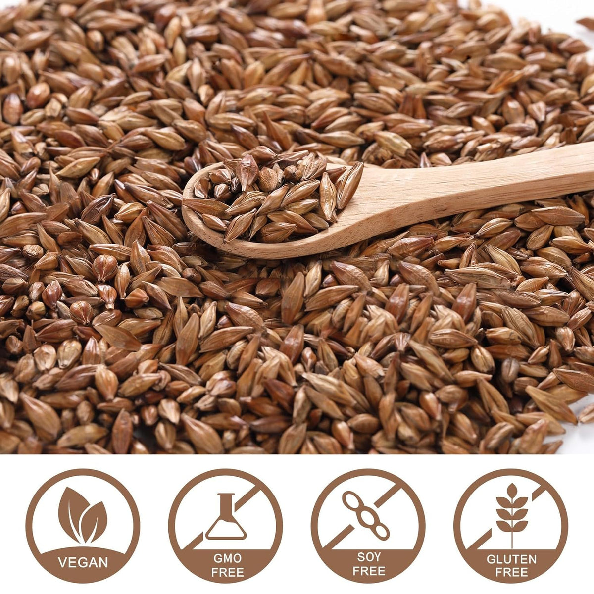 Goofoo Roasted Barley Loose Leaf Tea Caffeine Sugar Free Natural 7 Oz