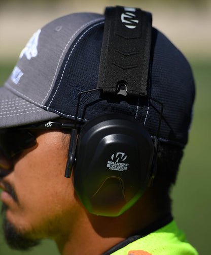 Walker's Razor Slim Passive Earmuffs Ultra Low Profile 27dB NRR Light Weight