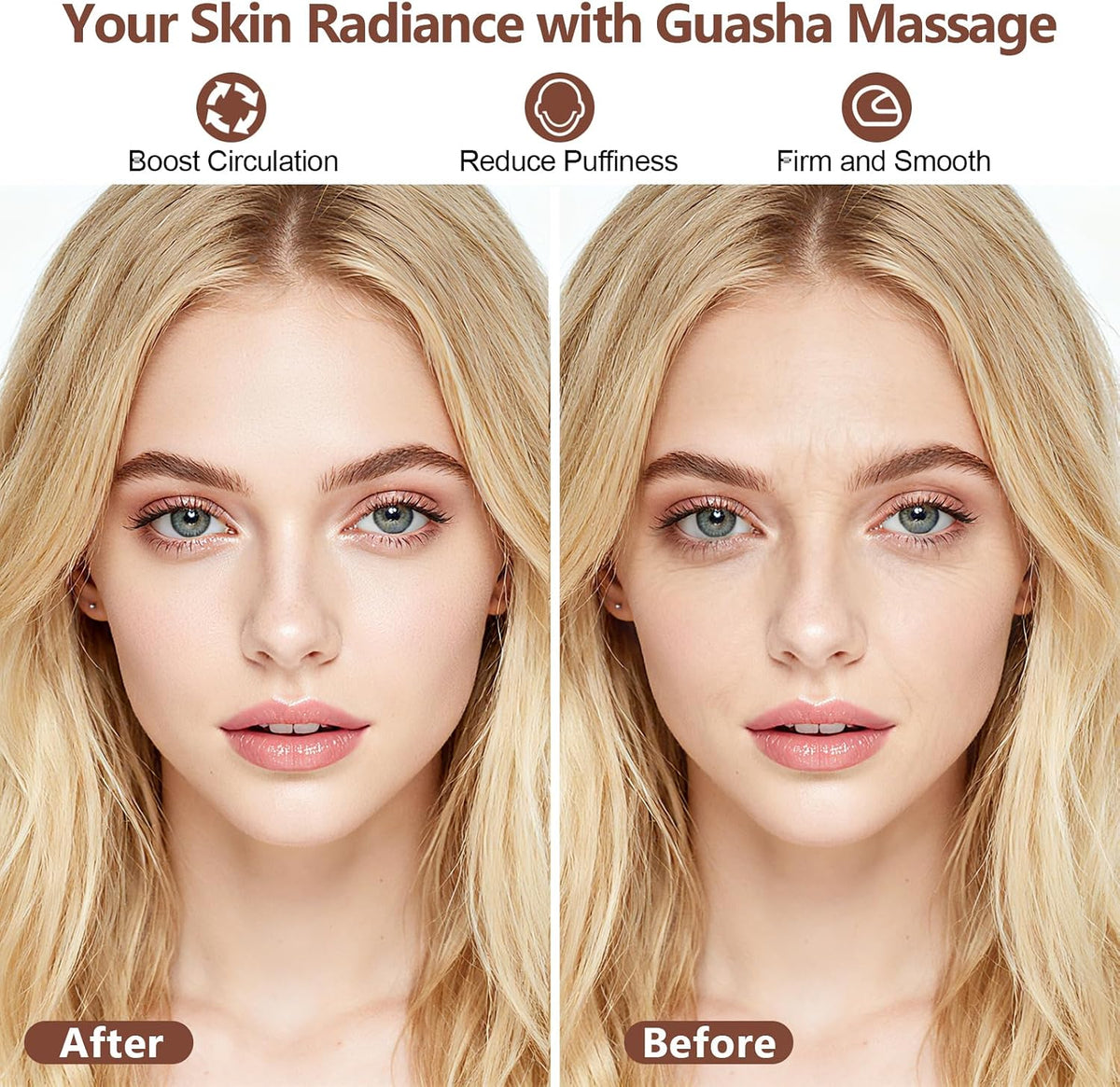 304 Stainless Steel Gua Sha Tool Facial Lift Jawline Gift for her