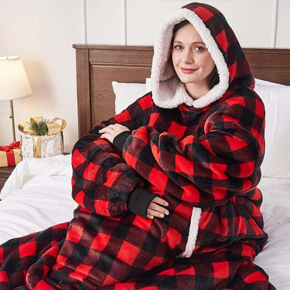yescool Wearable Blanket Hoodie as Christmas Birthday Gifts for Women Mom - Colors B
