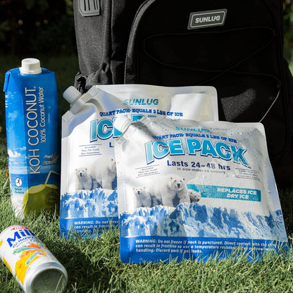 Cooler Ice Packs Reusable Ice Packs for Coolers Long Lasting Freezer Packs for Cooler Bag, Lunch Bags, Cooler Backpacks