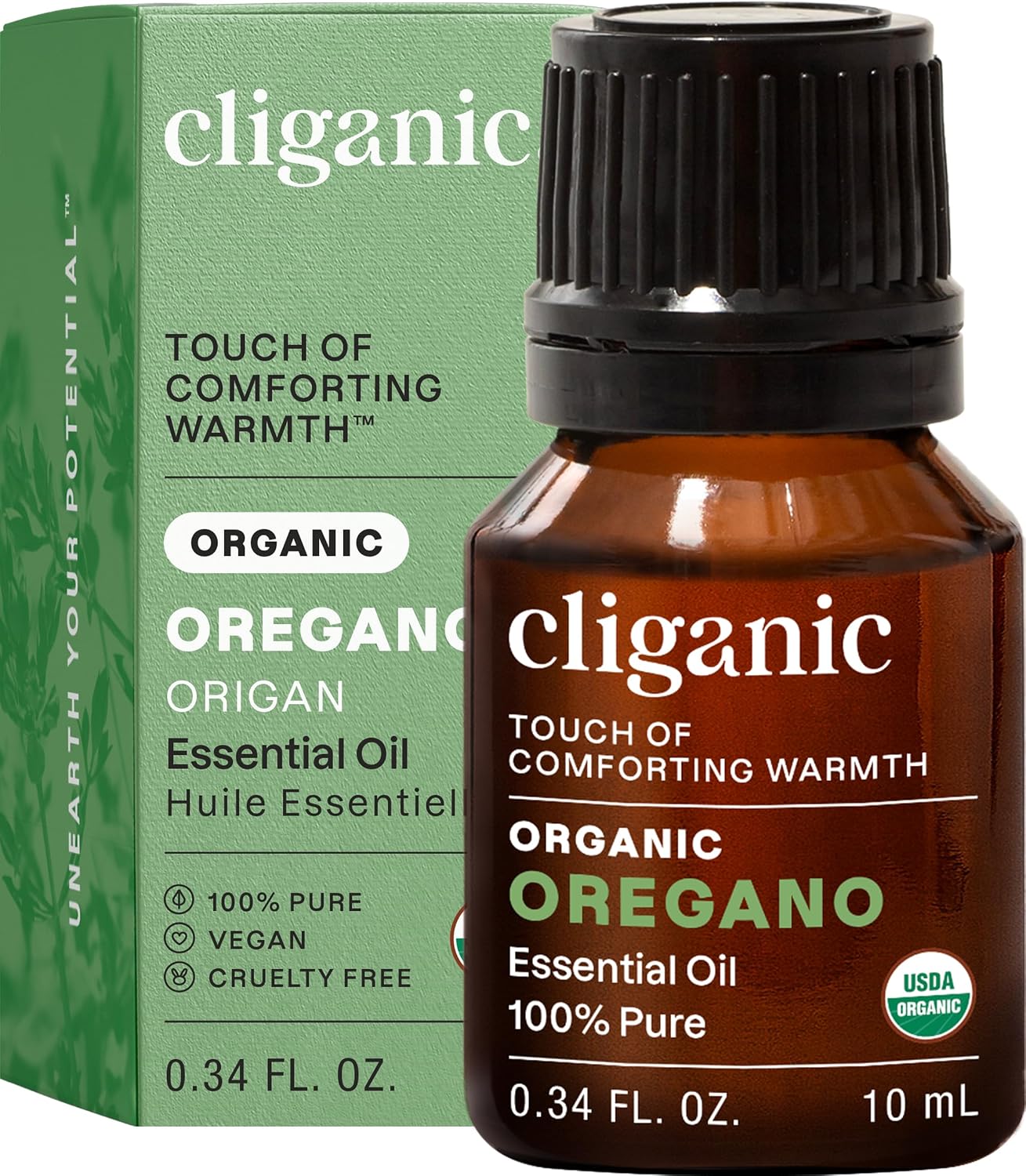 Cliganic Organic Lavender Essential Oil - 100% Pure Natural Undiluted, for Aromatherapy Diffuser | Non-GMO Verified - Colors A