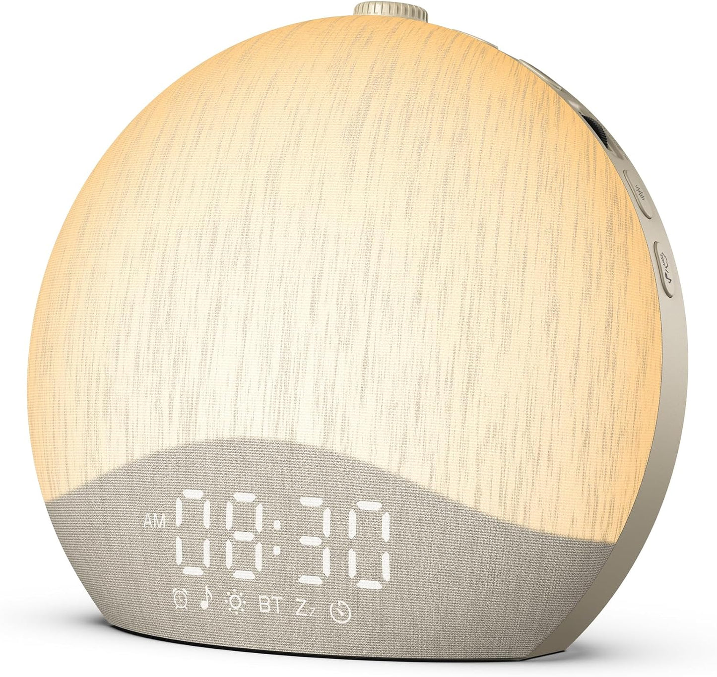 ecozy Sunrise Alarm Clock, White Noise Machine, Sound Machine for Bedroom, Wake Up Light with BT Speaker, 26 Sleep Sounds, 17 Night Lights, Dimmable Digital Clock for Adults, Kids