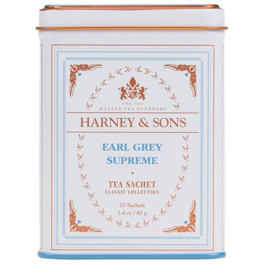 Harney & Sons Earl Grey Supreme, Black Tea, 20 Sachets