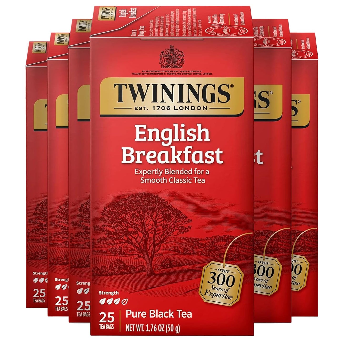 Twinings Tea Classics Collection Gift Box Variety Sampler, 48 Tea Bags (Pack of 1), Enjoy Hot or Iced, Includes Black, Herbal, Green, & Chai Teas