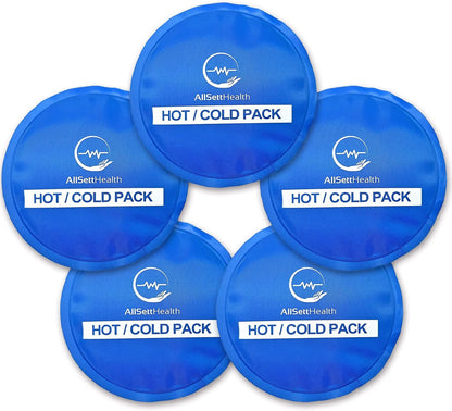 Reusable Hot and Cold Gel Ice Packs for Injuries - Gel Cold Packs for Injuries - Multiple Shapes and Sizes 7 Variety Pack