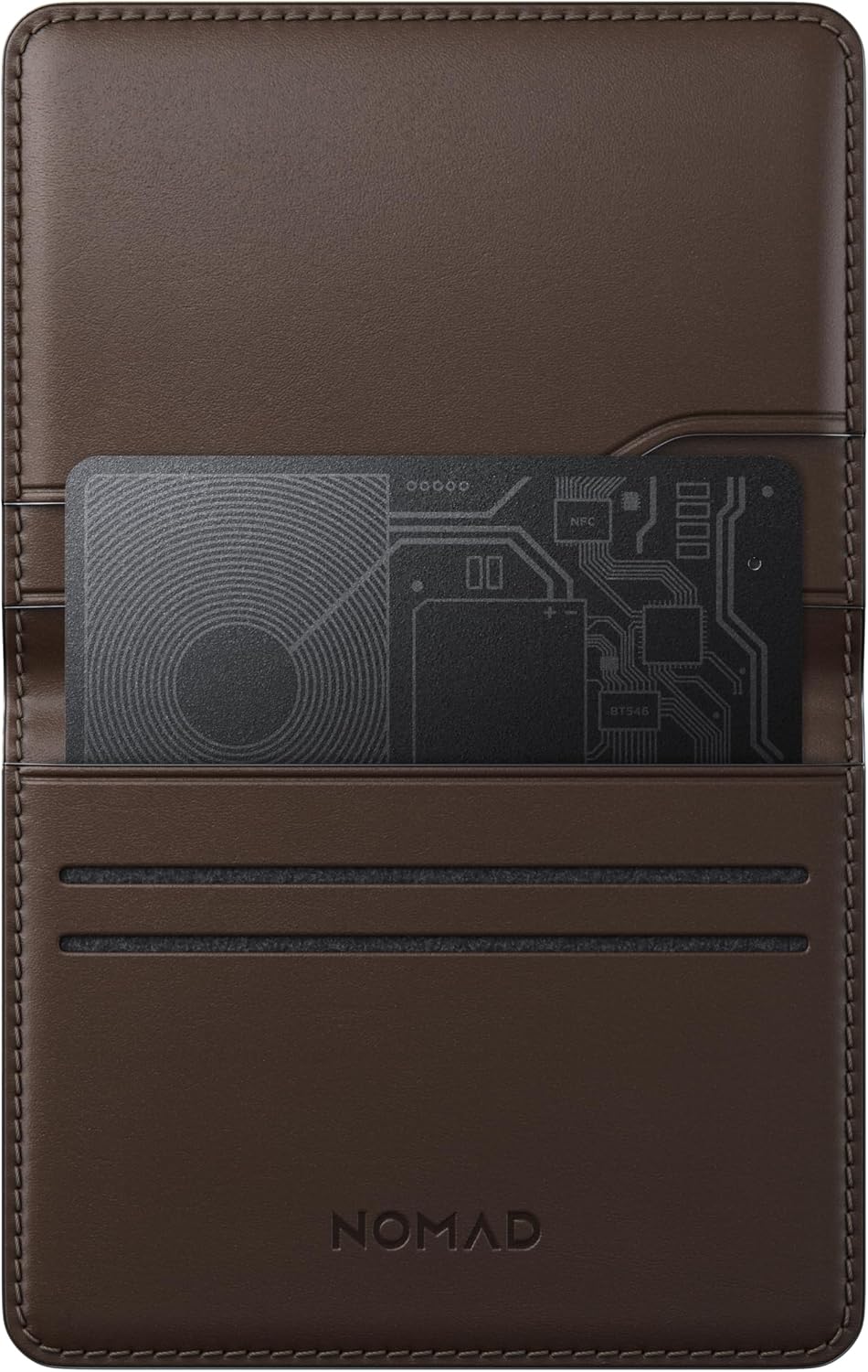 Nomad Tracking Card Carbide, Slim Card Tracker with IPX7 Waterproof and Dust Proof Card Tracker for Wallet & Luggage, 5 Months GPS Tracker Long Battery Life, Rechargeable, Compatible with iOS Only