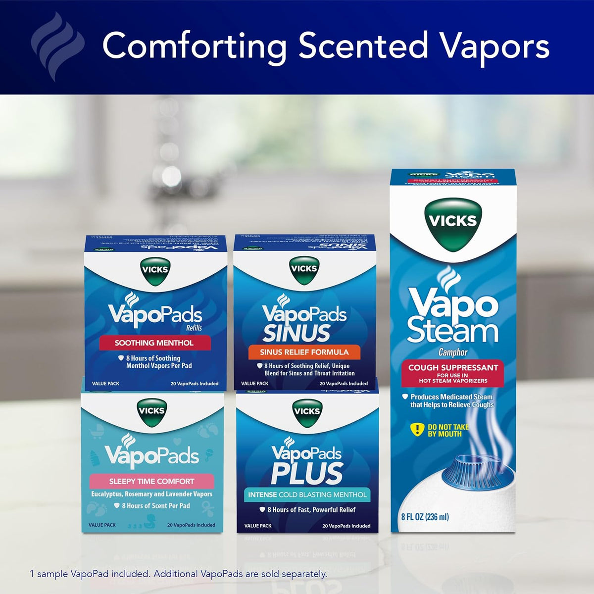 Vicks Warm Steam Vaporizer & Humidifier for Small and Medium Rooms