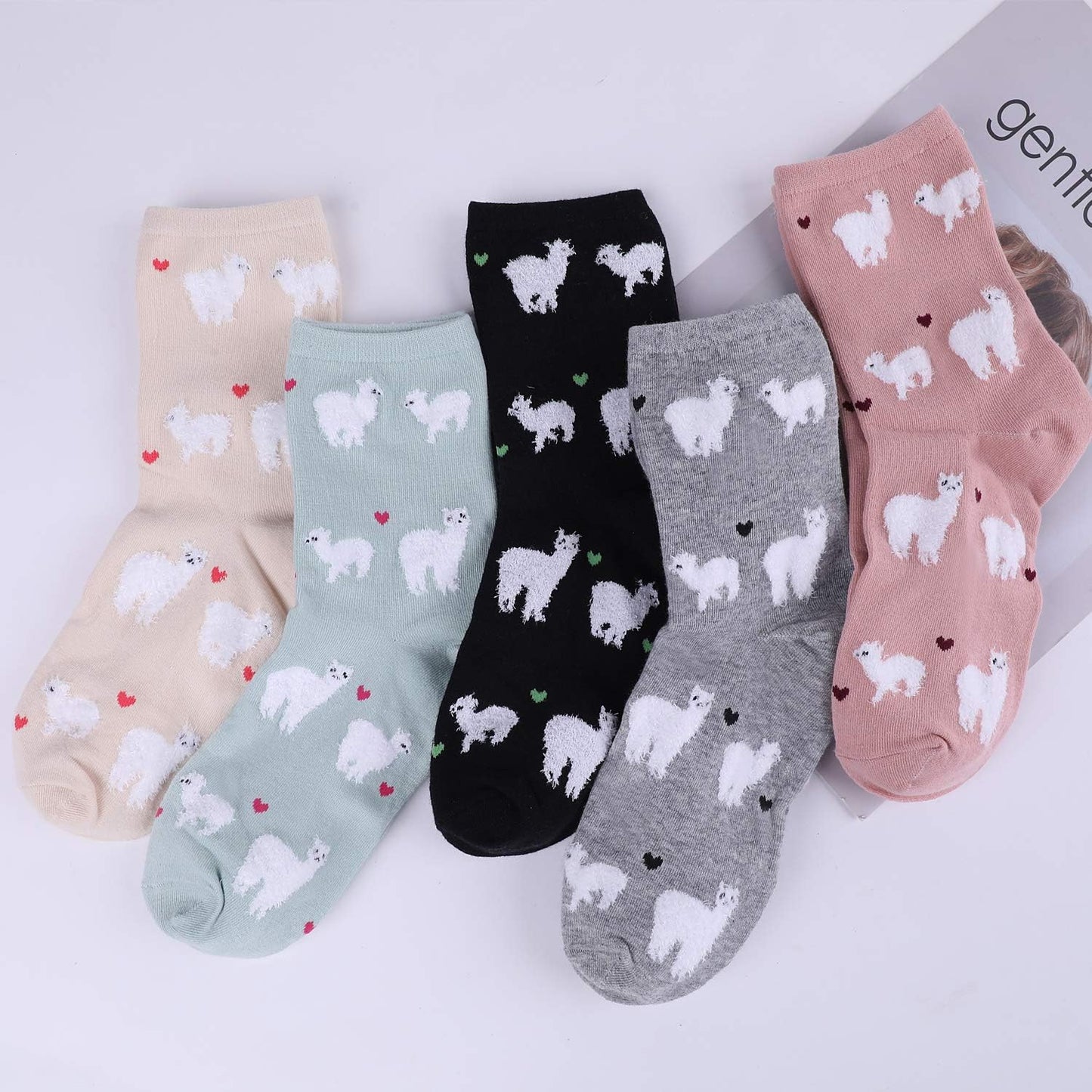 Jeasona Cute Cat Gifts for Women Animal Cat Socks Wife Mom Girlfriend Daughter